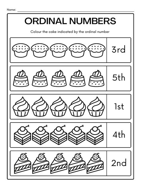 ordinal numbers worksheet|Ordinal Numbers Worksheets .